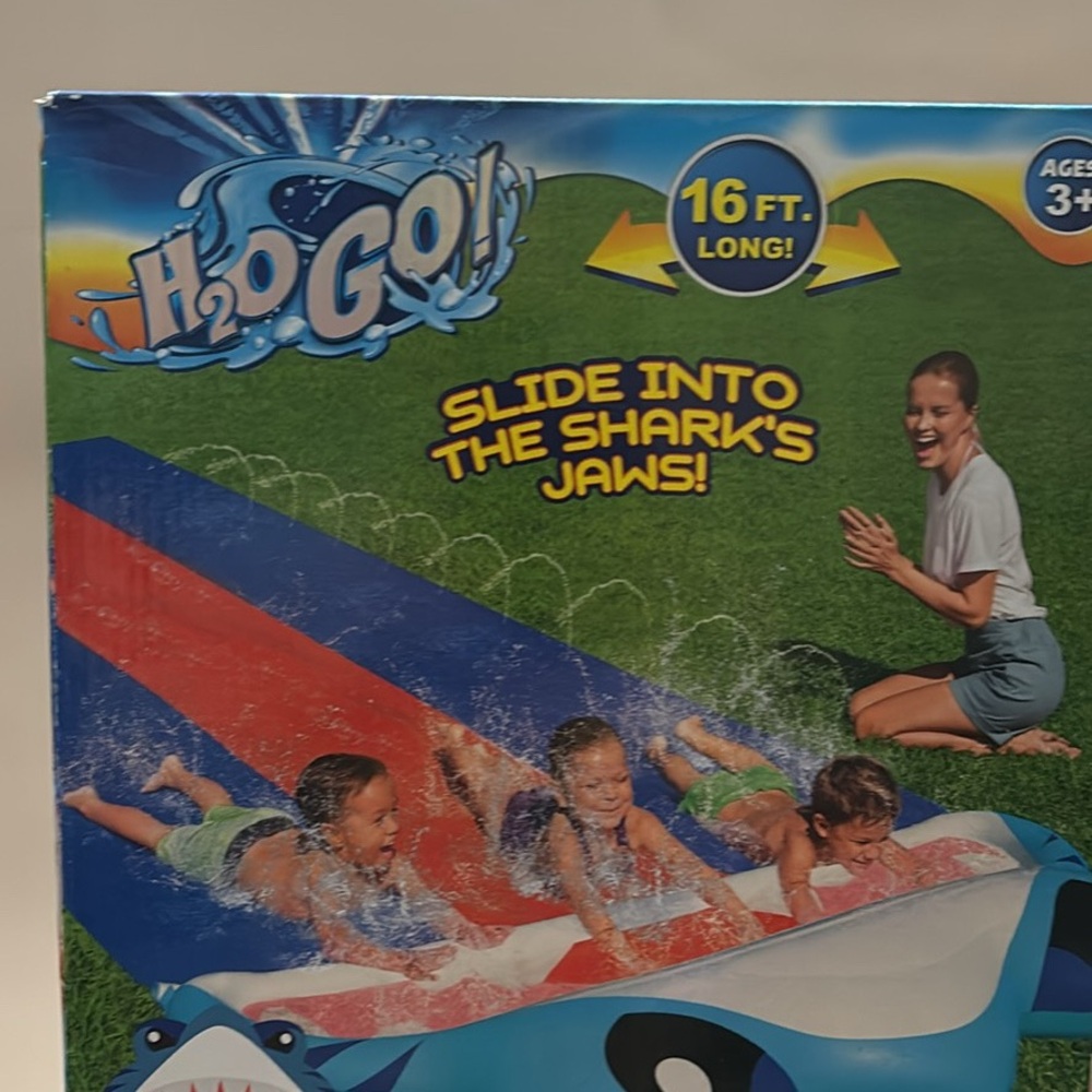 Shark Slide - Red and Blue